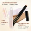 BUTBU 4PCS Eyeshadow Stick, Shimmer Eye Shadow Stick, Crystal Jelly