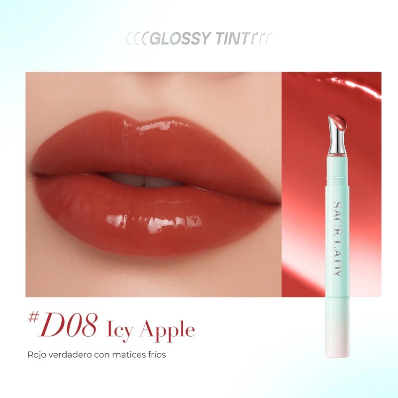 Sace Lady Icy Kiss Gloss Labial Efecto Hielo Hidratante D08