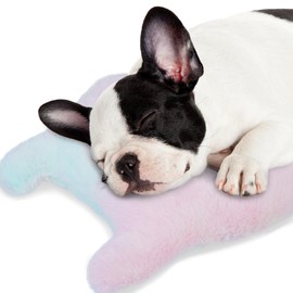 T'CHAQUE Dog Pillow Bed Cat Pillows for Indoor Cats Soft Dog Calming Pillow for Small Dogs Anxiety Relief Comfort Dog Neck Pillow Pet Sleeping Improve Pet Calming Toy for Upper Spine Support