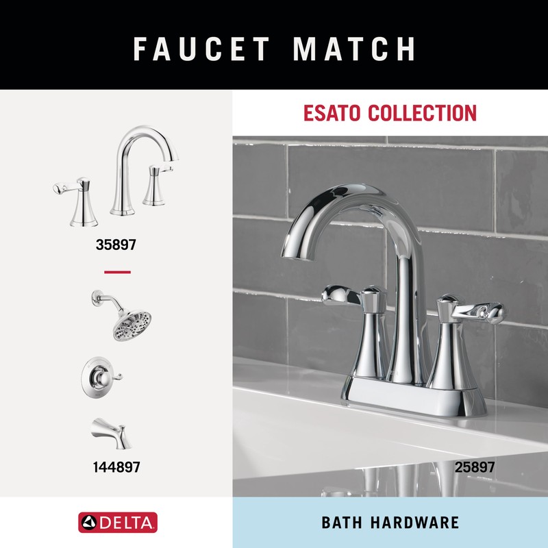 Esato Towel Ring in Chrome