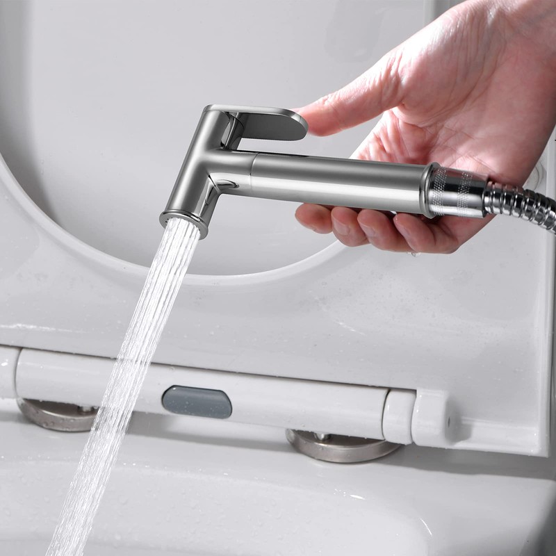 Ibergrif - Unterputz WC-Bidet Handbrause Set mit Douche und Halter,