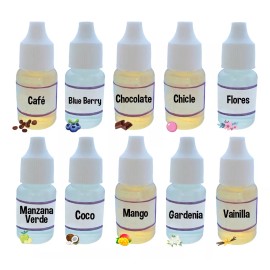 Creaciones Marypao Paquete 10 Esencias 10 Ml Jabon Vela Cremas Aromas Difusor
