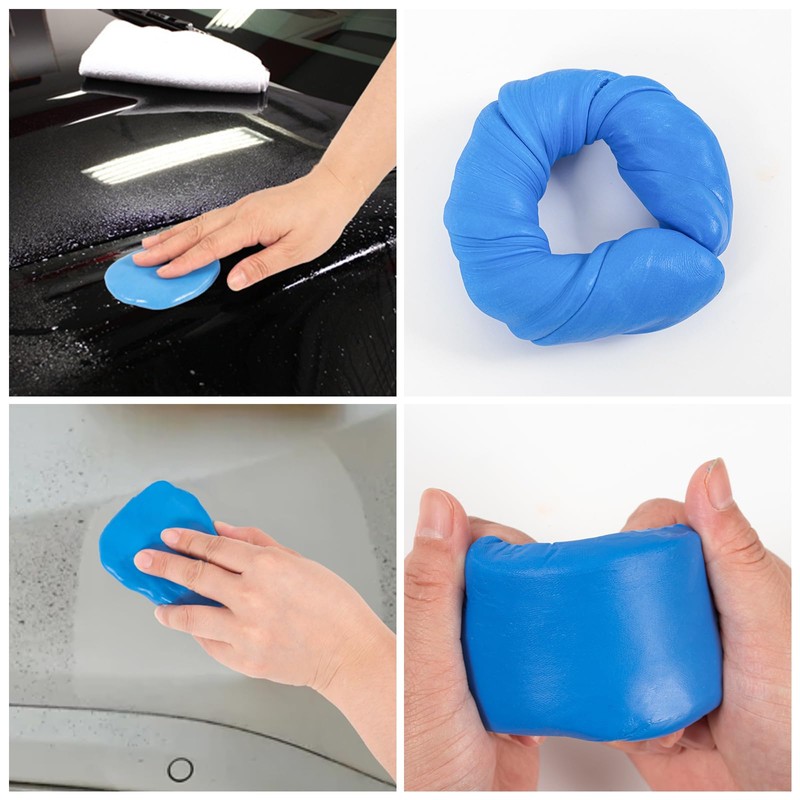 4 Stück Reinigungsknete Auto Lackknete (100g/stück)