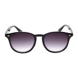 Calabria 8114SR Designer Reading Sunglasses +3.50 Black Men Women Trendy Sunglass Readers Gradient Grey Lenses UV Protection