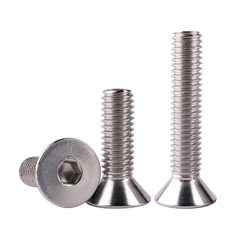 VAMUOEFL 1/4-20 x 1 Flat Head Socket Cap Screws Countersunk