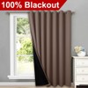 NICETOWN Thermal Insulated 100% Blackout Curtain, Noise Reducing Performance Grommet