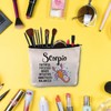 BLUPARK Zodiac Sign Cosmetic Bag Horoscope Makeup Bag 12 Constellation