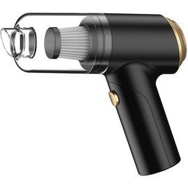 YaeTOP Aspiradora para Auto,12000 PA,Mini Aspiradora de Mano 3 en 1,Aspiradora Inalambrica,Máquina portátil de succión y soplado para Limpieza de automóviles, oficinas y hogar (Oro)