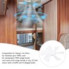 2pcs 6 Inch RV Vent Fan Blade High Efficiency RV