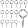MZMing 60 Pieces Eyelet Screws Vine Eye Bolts 4cm Screw