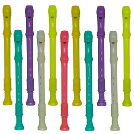 Maydahui Cute Whistle Pen, Gel Ballpoint Pen, 0.02 inch (0.5 mm), Black Ink, Set of 12, Stylish, Whistle, Flute, Ballpoint Pen, Cute, Stationery, Gift, Present