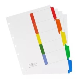 Wilson Jones Separador D/ Carpeta Wilson Jones C/5 Divisiones D / Color