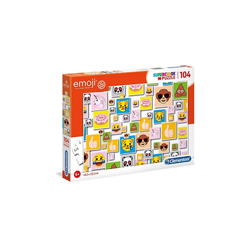 Clementoni - 27285 - Supercolor Puzzle - Emoji - 104