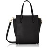 Kuko 2253111306 Tote Bag, Leather 2-Way Mini Tote Bag, black