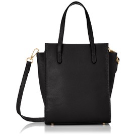 Kuko 2253111306 Tote Bag, Leather 2-Way Mini Tote Bag, black (210)