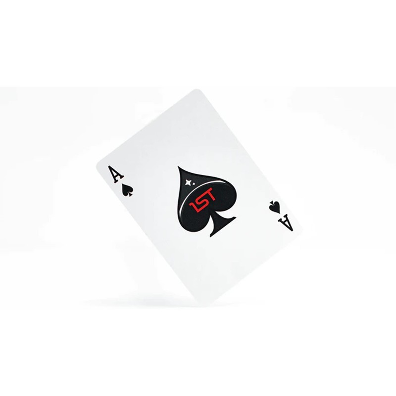 MJM 1st V4 Playing Cards (Red) by Chris Ramsay