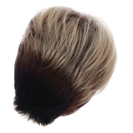 BIUDECO Women Short Tilted Synthetic Wig Chic Natural Look Hair Accessory for Parties and Daily Wear High-temperature Comfortable and