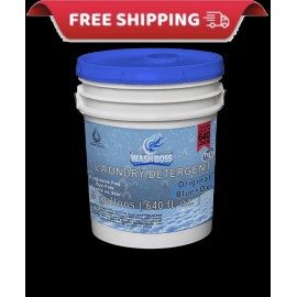 Soap Boss Wash Boss® Blue Oxi-Powered Laundry Detergent - 5-Gallon for Deep Stain Removal