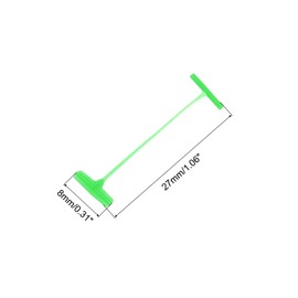 MECCANIXITY Standard Tagging Fasteners,Plastic Regular,Standard Label Gun Price Tagging Barbs for Garment Price Tag Label Tagging Barbs 25mm/0.98 Inch,Pack of 1500 Light Green