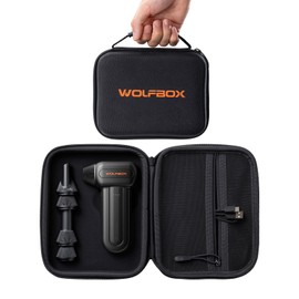 WOLFBOX Hard Carrying Case for MF60/MF70 Electric Air Duster [CASE ONLY, Device Not Included], Shockproof Travel Storage Bag for Compressed Air Blower & Accessories, Splash-Proof