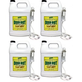 Deer Out 1 Gallon Ready-to-Use Deer Repellent (Pack of 4)