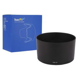 Haoge Bayonet Lens Hood for Nikon Nikkor AF-S 55-300mm f4-5.6G ED VR DX Lens Replaces Nikon HB-57