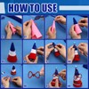 600 PCS Pipe Cleaners, Red Blue White Pipe Cleaners Bulk