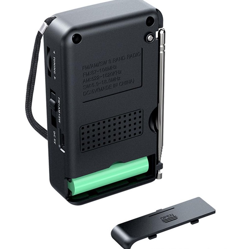 SUIOPPYUW FM AM SW Radio Pocket with Enhanced Sound Reception
