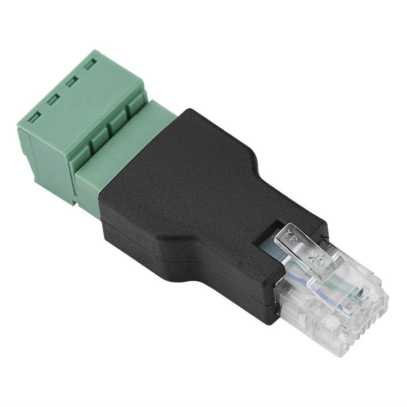 RJ11 Screw Terminal, Ethernet Connector RJ11 6P4C Male to 4