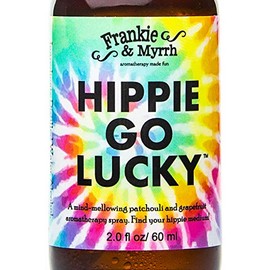 Hippie Go Lucky - Patchouli & Grapefruit Oil Perfume/Cologne | Earthy, Musky Freshwater Aromatherapy Spray for Relaxing Stimulation and Energy | Room, Linen and Body Mist