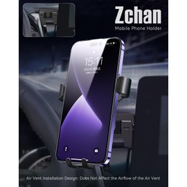 Zchan Car Phone Mount Fit for Toyota Camry 2024-2021,Gravity Auto-Clamping Big Phone Friendly,Phone Stand for Car in Dashboard,Customized Camry Phone Holder Mount Apply to 4-7in All Smartphones.