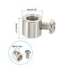 PATIKIL 10pcs 9x8mm Wire Rope Clip Steel Cable Clamp 5mm