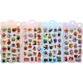 TuntoonSafe Stickers, 3D Stickers, Brianrot Italy, for Notebooks and DIY (4 pieces)