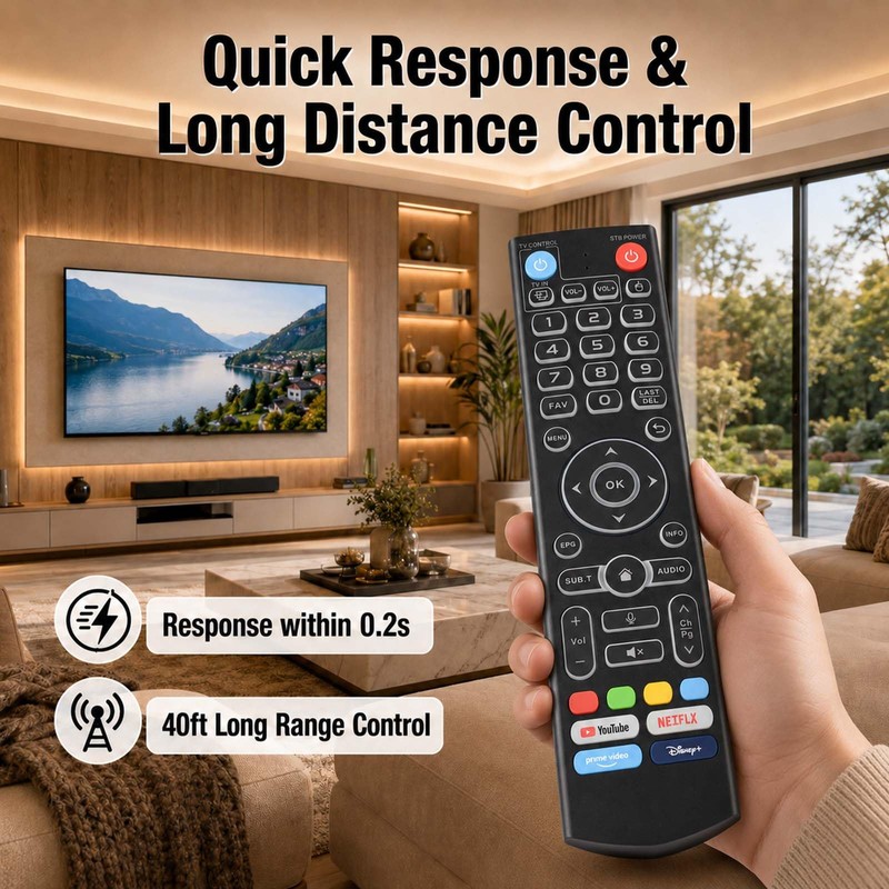 for vSeeBox V3 Pro Replacement Backlit Voice Remote Control,Compatible with