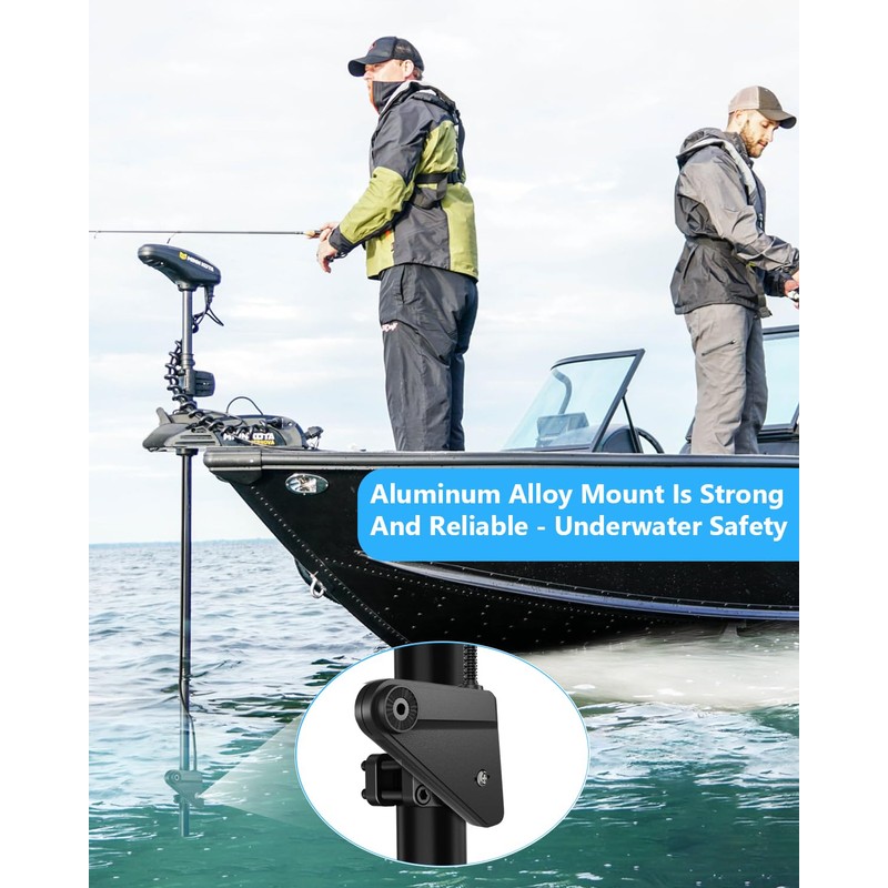 JISHAHS Aluminum Mount for Lowrance Eagle Eye 9 Sensor -