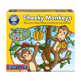 Orchard Toys Cheeky Monkeys Family Game, A Fun Game of Chance, Perfect for Kids Age 4-8, Educational Toy