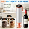 KOSGHO Handheld Vacuum Sealer for Food, 4-IN-1 Compact Food Vacuum