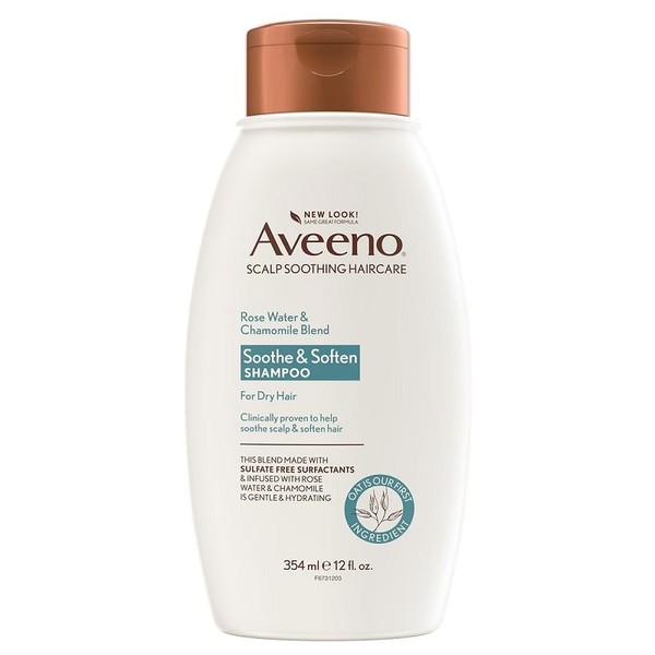 Aveeno Shampoo Sensitive & Soft Rose Water & Chamomile Blend 354ml