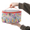 PXTIDY Adventure Cartoon Time Makeup Bag Classic Cartoon Characters Travel