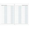 Orbitron 2025 A4 A5 A6 Day A Page Padded Hardback