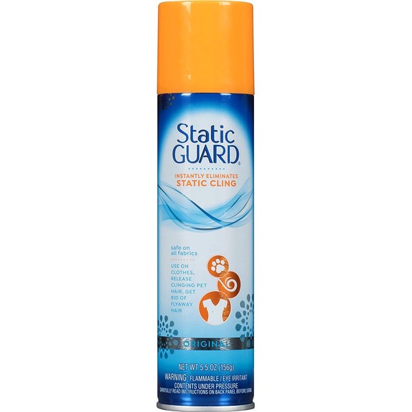 Static Guard Fabric Spray, 5.5oz