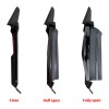 YHMTIVTU Adjustable Dark Smoke Air Deflectors Fits For Honda Gold
