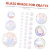 SHINEOFI DIY Jewelry Making Glass Beads 350pcs Crystal Ab Beads