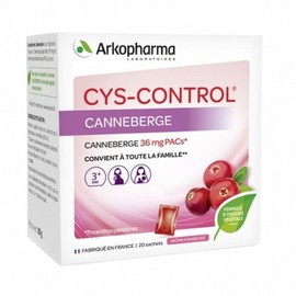 아르코파마 시스-컨트롤 크랜베리 36mg 20봉지 Arkopharma Sys-Control Cranberry 36mg 20 Sachets