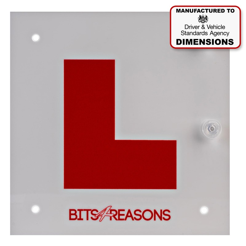 BITS4REASONS - PROFESSIONAL GRADE CLIP ON L PLATE FOR STANDARD