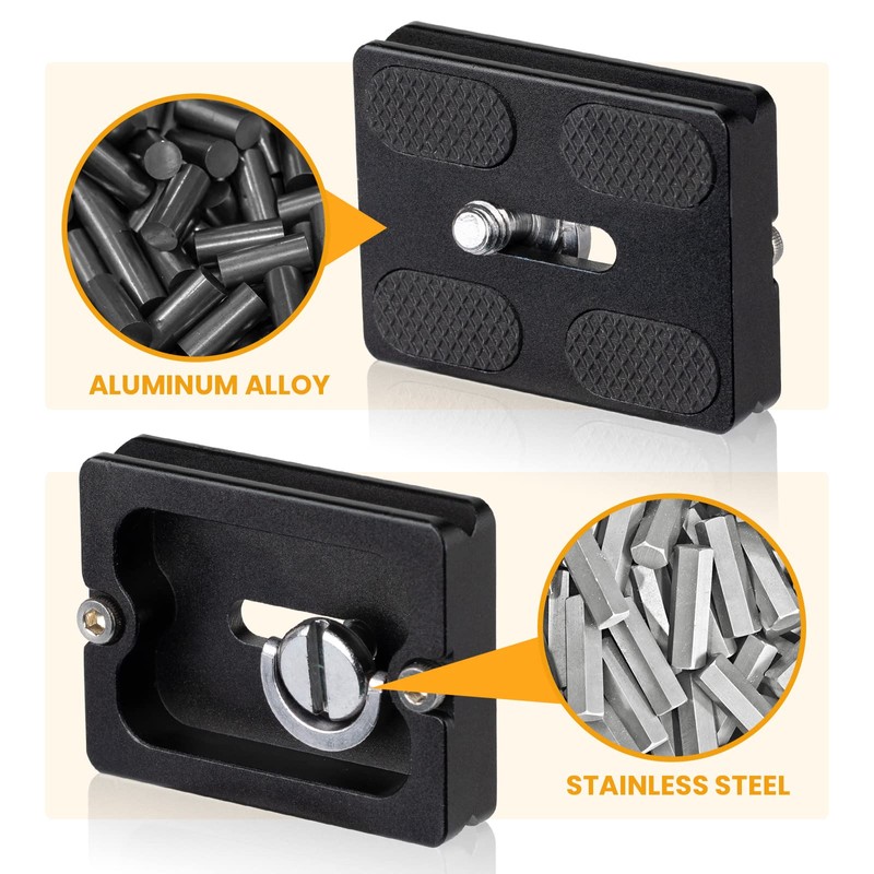 TARION Camera Quick Release Plate PU50 with 1/4 Inch Thread