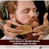 SYF-UN Beard Brush Comb Set for Men, Wooden Boar Bristle