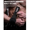 Cable Machine Wrist Cuffs D-Ring Straps – Adjustable Padded Wrist
