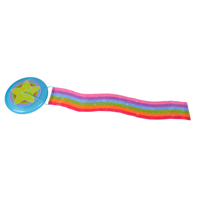 Taildisc Star Throwing Disc with Cute Print and Tail, Diameter: