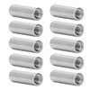10PCS Female Thread Coupling Nut M8 X 1.25 12 L40mm